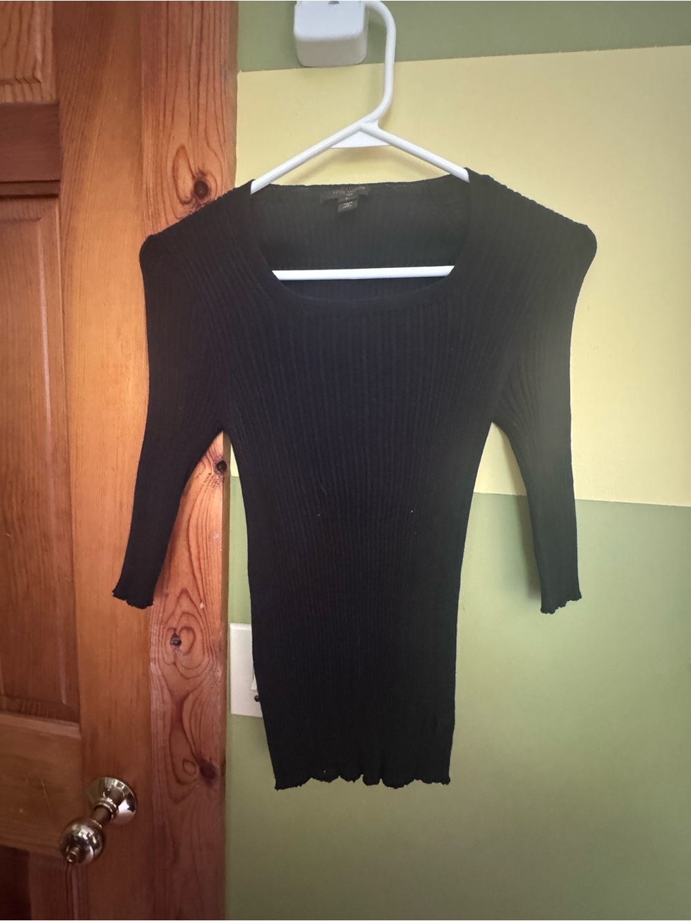 Louis Vuitton wool Black Knit Top with LV Logo